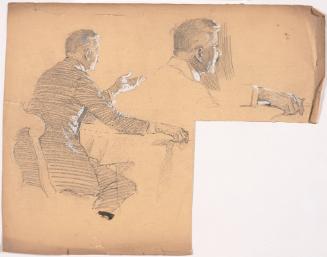 Studies of a Seated Man