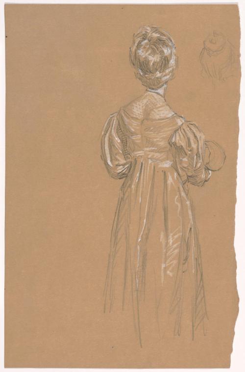 Woman in a Gown from Behind