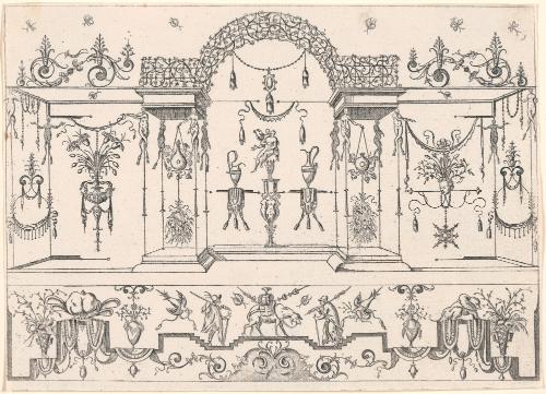 Plate 9 of Livre De Grotesques