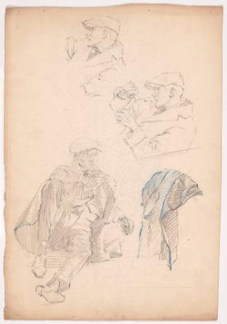 Studies of a Seated Man