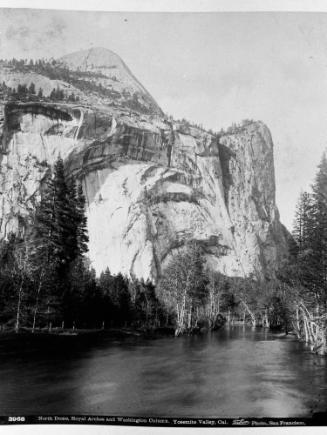 North Dome, Royal Arches and Washington Column. Yosemite Valley, California