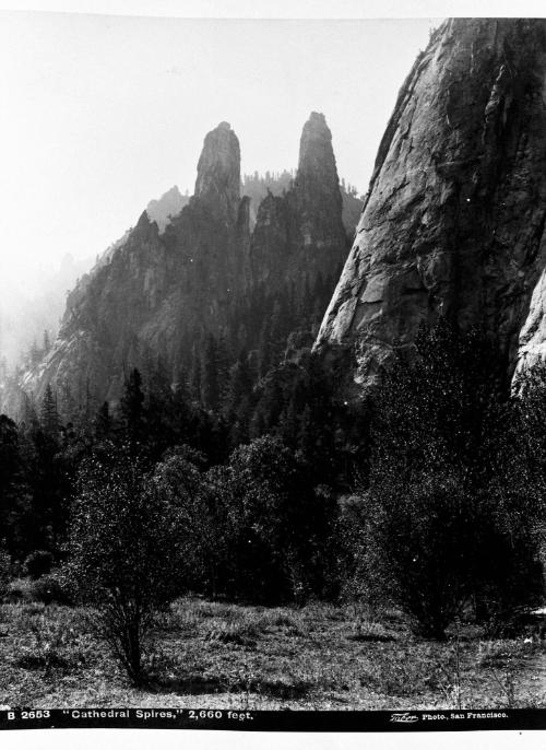 "Cathedral Spires," 2,600 Feet