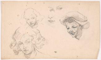 Five Studies of Woman and Boy