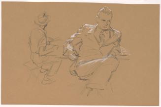 Two Seated Men