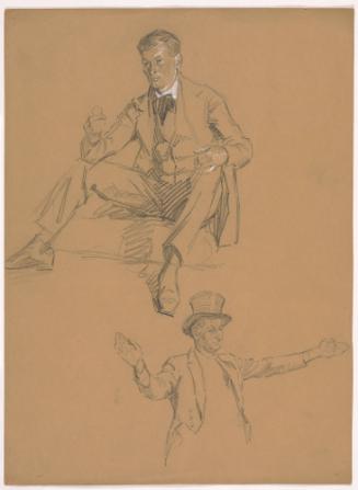 Seated Man in Top Hat