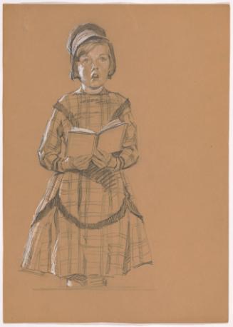 Girl Holding Book