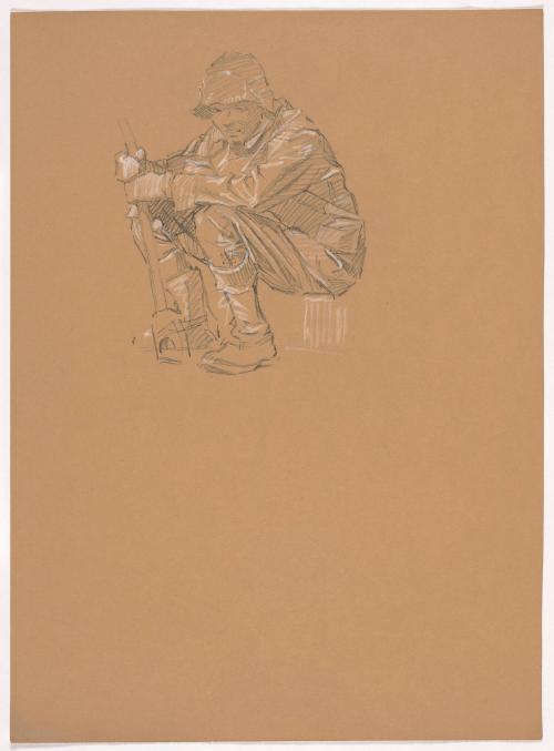 Seated Man with Object