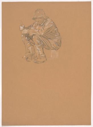 Seated Man with Object