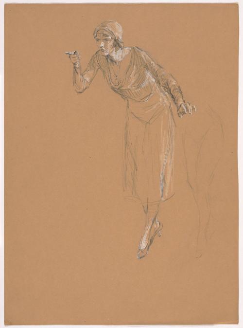 Woman Pointing