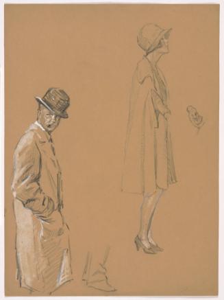 Man in Coat and Hat