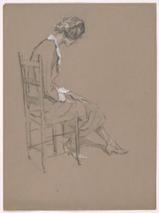 Woman with Hands in Lap