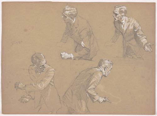 Studies of Man with Gun