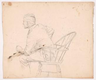 Seated Man Leaning Forward