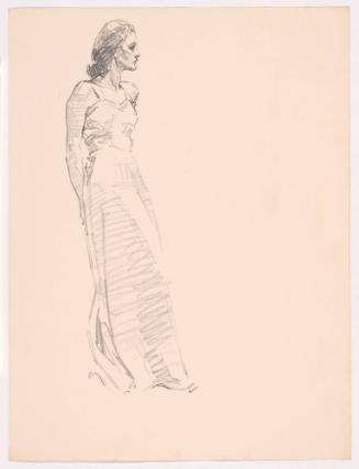 Woman in Long Gown