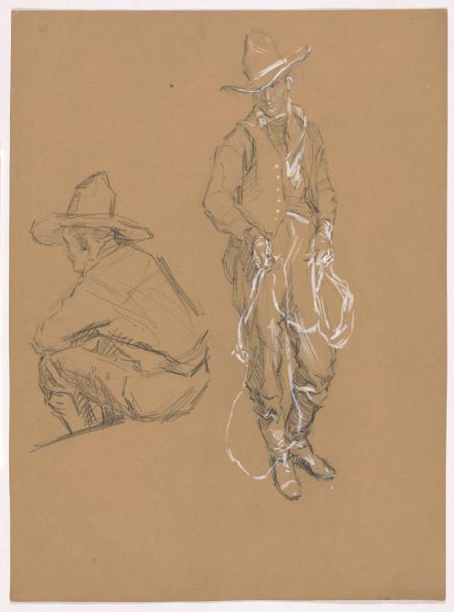 Sketches of Two Cowboys