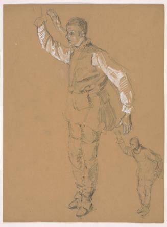 Man with Raised Arm