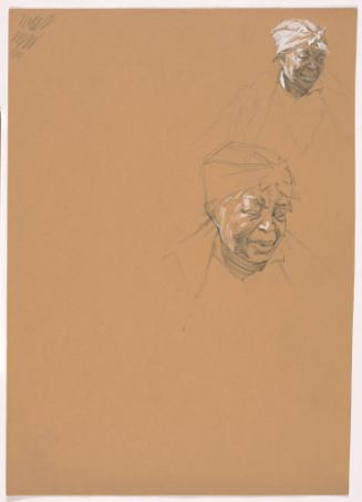 Studies of Black Woman, Facing Right