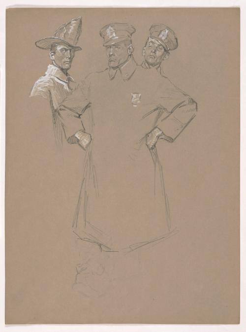 Studies of Fireman, Policemen