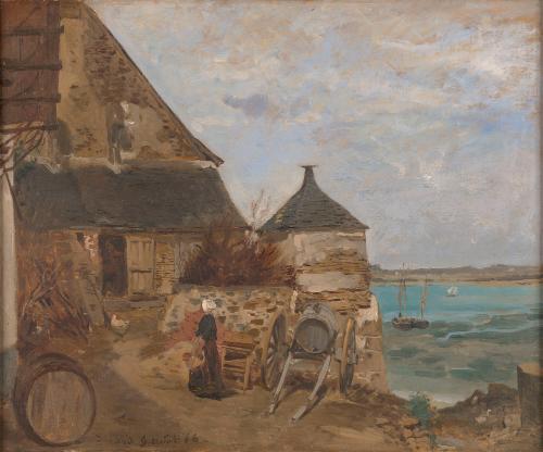 Farmyard at Dinard, Brittany