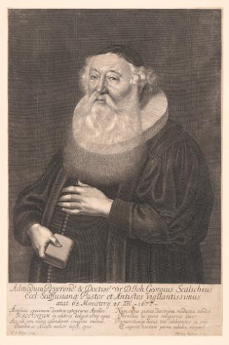 Portrait of Rev. Dr. Joh. Georgius Scalichius