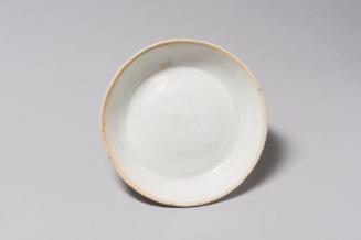 Dish with Molded Floral Design