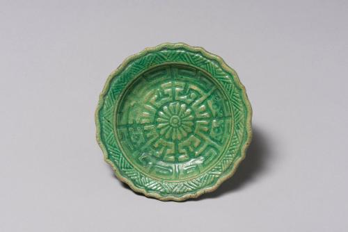 Small Green-glazed Dish