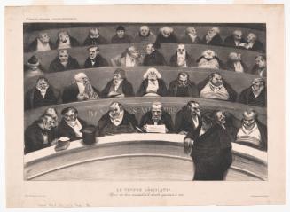 The Legislative Belly, plate 18 from Dessin de l’association mensuelle