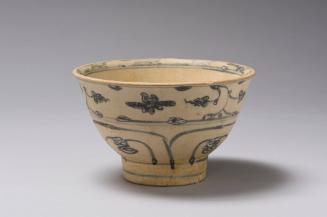 Bowl with Stylized Floral Border
