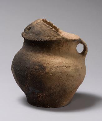 Pouring Vessel with Owl Mask