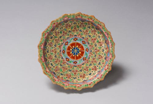 One of a Pair of Footed Dishes