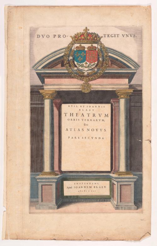 Frontispiece - Guil. and Joannis Blaeu...