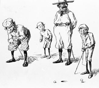 Untitled, from the Golfer's Alphabet (Putting)