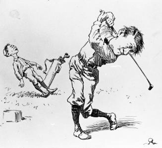 Untitled, from the Golfer's Alphabet (Dismayed Caddy)