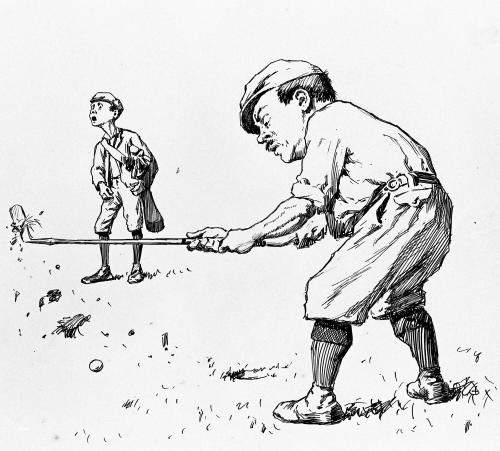 Untitled, from the Golfer's Alphabet (Grass-covered Club)