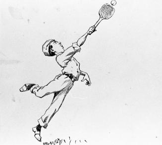 Untitled, from the Golfer's Alphabet (Tennis Player)