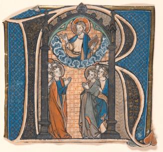 Initial R: Christ in Glory
