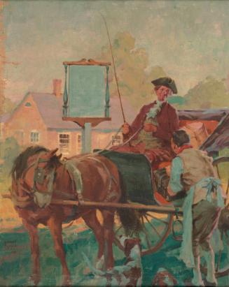 Horse and Buggy; Illustration for Magazine Story