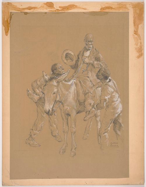 Illustration for "Bible-Talking Mule" by Roark Bradford