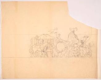 Section of the Circus (Design for Carolina Inn Sculpture)