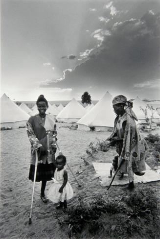 Land mine victims in Angola (mother and child)