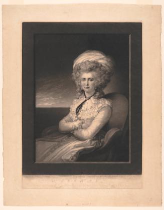 Mrs. Cosway (print from a self-portrait)