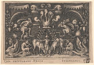 Ornament Designs with Scenes from the Book of Genesis, 5. Abraham and Isaac
