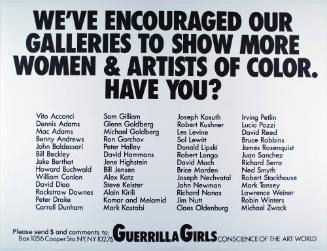 We've encouraged our galleries to show more women and artists of color. Have you?, from Portfolio Compleat