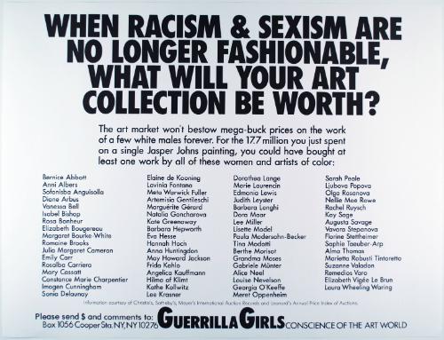 When racism and sexism are no longer fashionable, how much will your art collection be worth?, from Portfolio Compleat