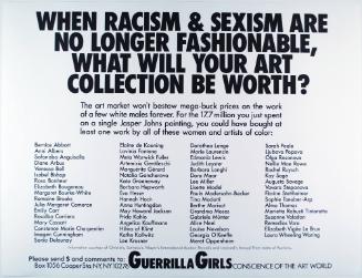 When racism and sexism are no longer fashionable, how much will your art collection be worth?, from Portfolio Compleat