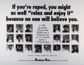 If you're raped, you might as well "relax and enjoy it," because no one will believe you, from Portfolio Compleat