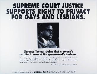 Supreme Court Justice supports right to privacy for gays and lesbians, from Portfolio Compleat