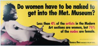 Do Women Have to Be Naked to get into the Met. Museum? Update, from Portfolio Compleat