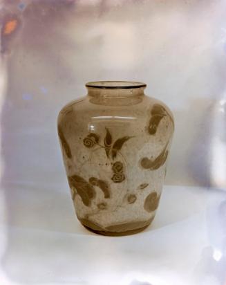 Vase with Hummingbird Decortation