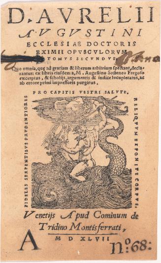 Title Page: D. AurelII Augustini